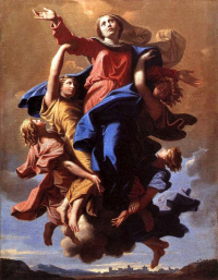 Вознесение Богородицы. 1650, холст, масло, 57 × 40 см. Лувр