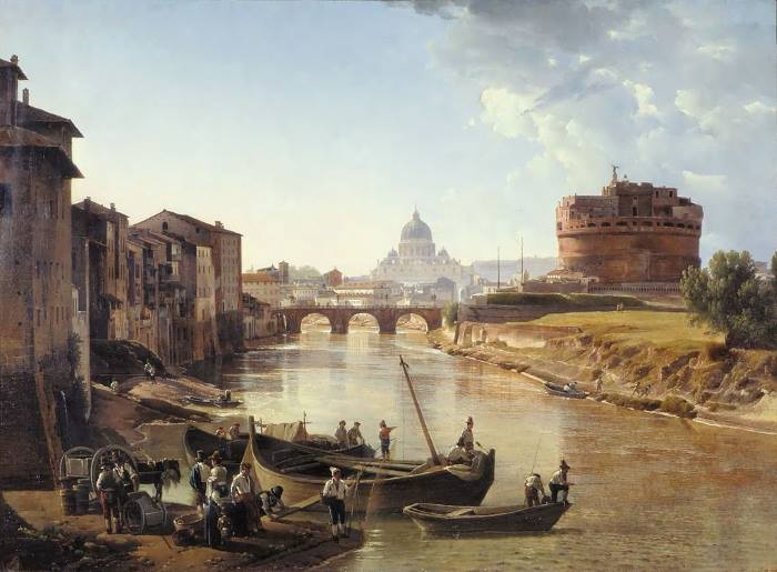 Щедрин. Новый Рим. Замок святого Ангела, 1823—1825