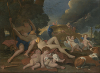 Венера и Адонис. 1627—1628. Холст, масло, 98,5 × 134,6 см. Музей искусств Кимбелла, Форт-Уорт, Техас, США
