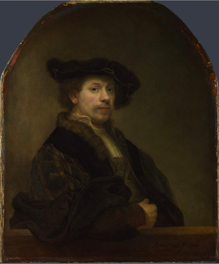 Рембрандт Ван Рейн - Автопортрет в возрасте тридцати четырёх лет