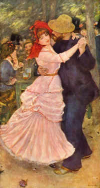 Ренуар. «Танец в Буживале» (1883), Бостонский музей изящных искусств