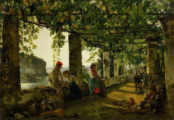 Щедрин. Веранда, обвитая виноградом, 1828