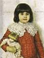 Портрет О.В.Cуриковой дочери художника в детстве-1888г